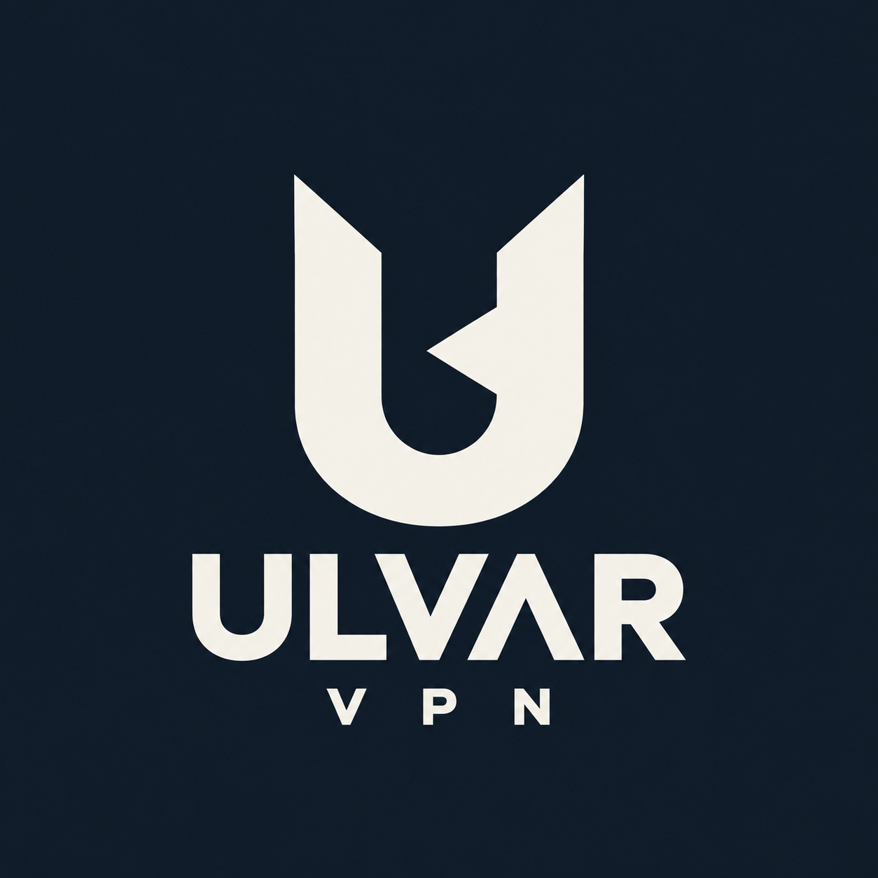 Логотип ULVAR VPN — северный волк